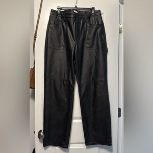 Good American Faux Leather Pants